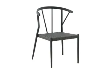 Stina Karmstol Utomhus - Svart - Products - Utemöbler & utemiljö - Balkong & altan - Balkongmöbler - Balkongstol