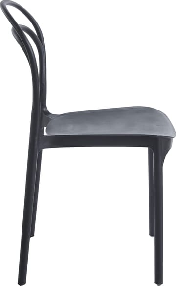Stol i svart plast stapelbar - Svart - Products - Utemöbler & utemiljö - Balkong & altan - Balkongmöbler - Balkongstol