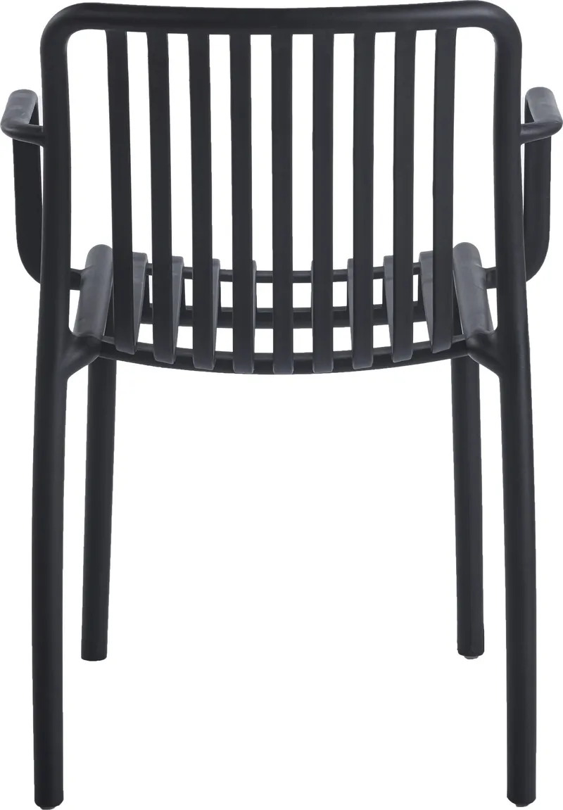 Stol svart plast stapelbar - Svart - Products - Utemöbler & utemiljö - Balkong & altan - Balkongmöbler - Balkongstol