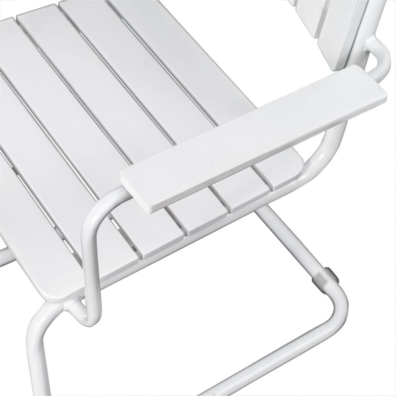 Utematstol Holmö med Armstöd - Vit - Products - Utemöbler & utemiljö - Balkong & altan - Balkongmöbler - Balkongstol