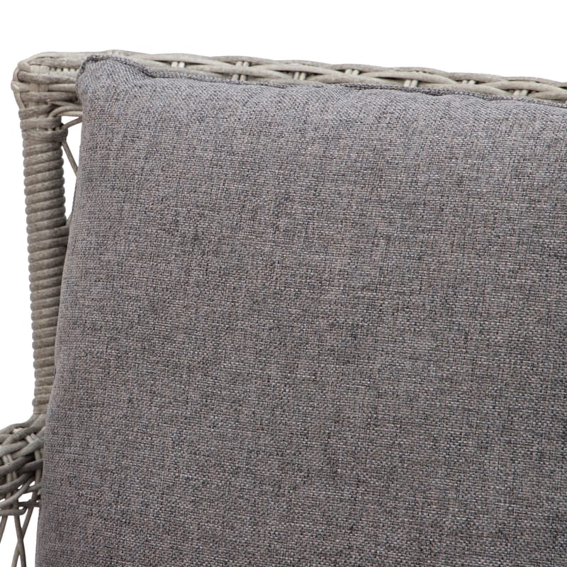 Utematstol i grå rotting med dyna - Grå - Products - Utemöbler & utemiljö - Balkong & altan - Balkongmöbler - Balkongstol