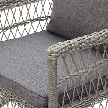 Utematstol i grå rotting med dyna - Grå - Products - Utemöbler & utemiljö - Balkong & altan - Balkongmöbler - Balkongstol