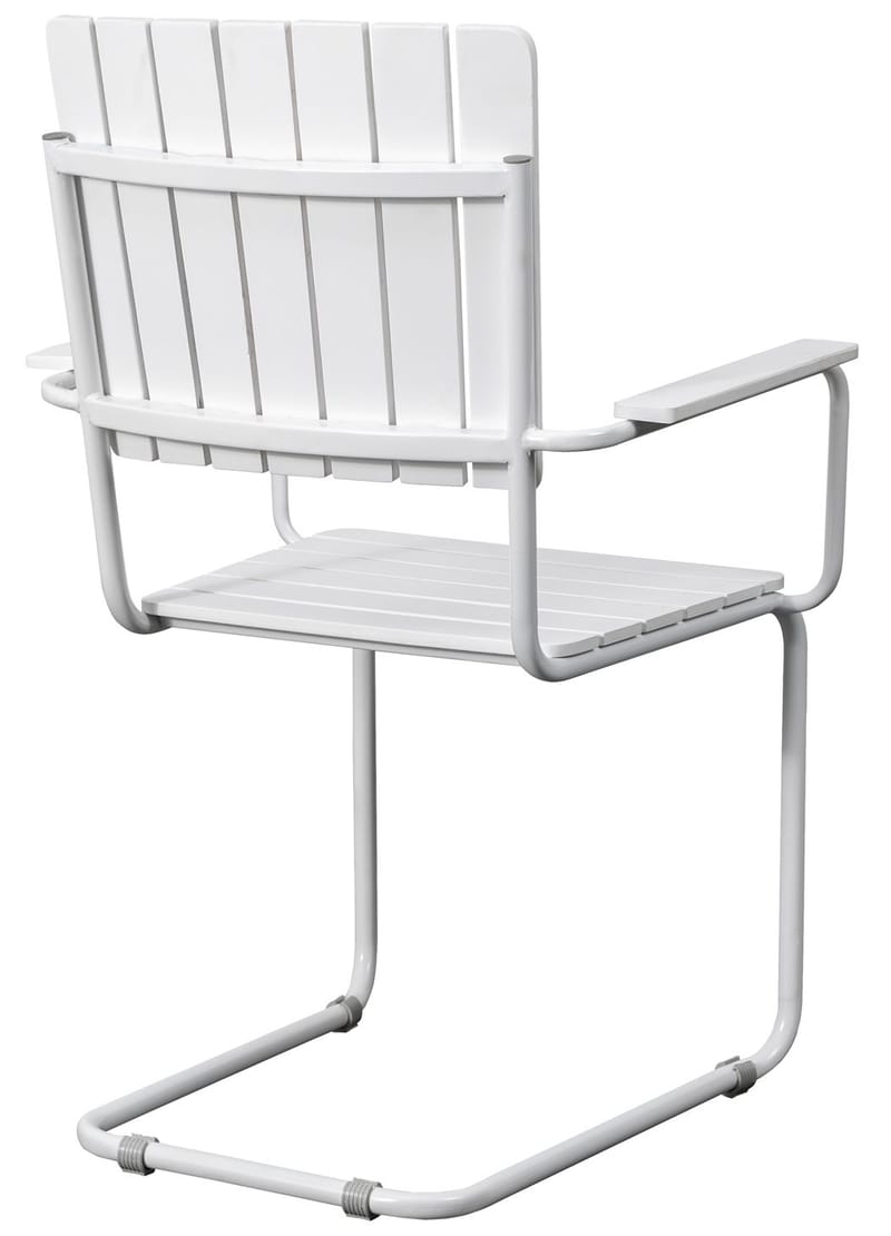 Utestol Holmö med Armstöd - Vit - Products - Utemöbler & utemiljö - Balkong & altan - Balkongmöbler - Balkongstol