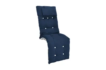 Baden baden-dyna Fritab Baden-Baden Flockdyna med nackkudde Marine - Products - Utemöbler & utemiljö - Dynor - Baden baden-dynor