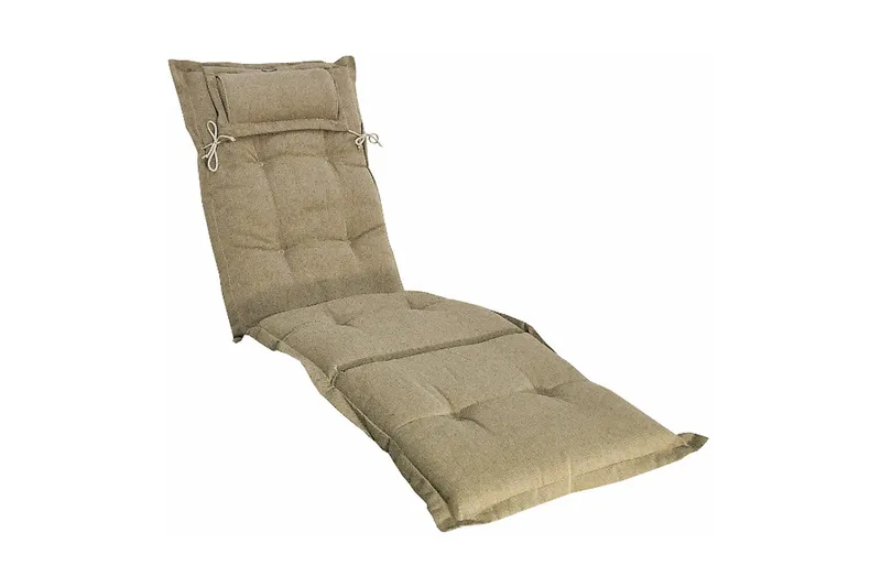 Däckstolsdyna Canyon med nackkudde Fritab beige - Products - Utemöbler & utemiljö - Dynor - Däckstolsdynor