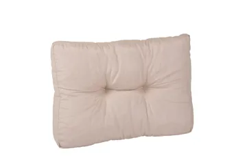 Eva Hög Ryggdyna Beige - Fritab - Products - Utemöbler & utemiljö - Dynor - Sittdyna & ryggdyna utemöbler