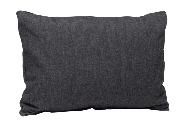 Hillerstorp Las Vegas Ryggkudde 75x55 cm Svart Melange - Hillerstorp - Products - Utemöbler & utemiljö - Dynor - Sittdyna & ryggdyna utemöbler