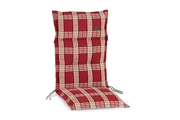 Hillerstorp Milano Dyna röd rutig - Röd/Vit-rutig - Products - Utemöbler & utemiljö - Dynor - Positionsdynor