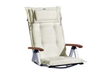 Positionsdyna Canyon med nackkudde Fritab Offwhite - Products - Utemöbler & utemiljö - Dynor - Positionsdynor