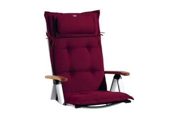 Positionsdyna Canyon med nackkudde Fritab Wine red - Products - Utemöbler & utemiljö - Dynor - Positionsdynor