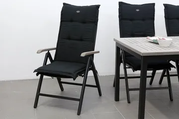 Positionsdyna Fritab Positionsdyna Canyon Black - Products - Utemöbler & utemiljö - Dynor - Positionsdynor