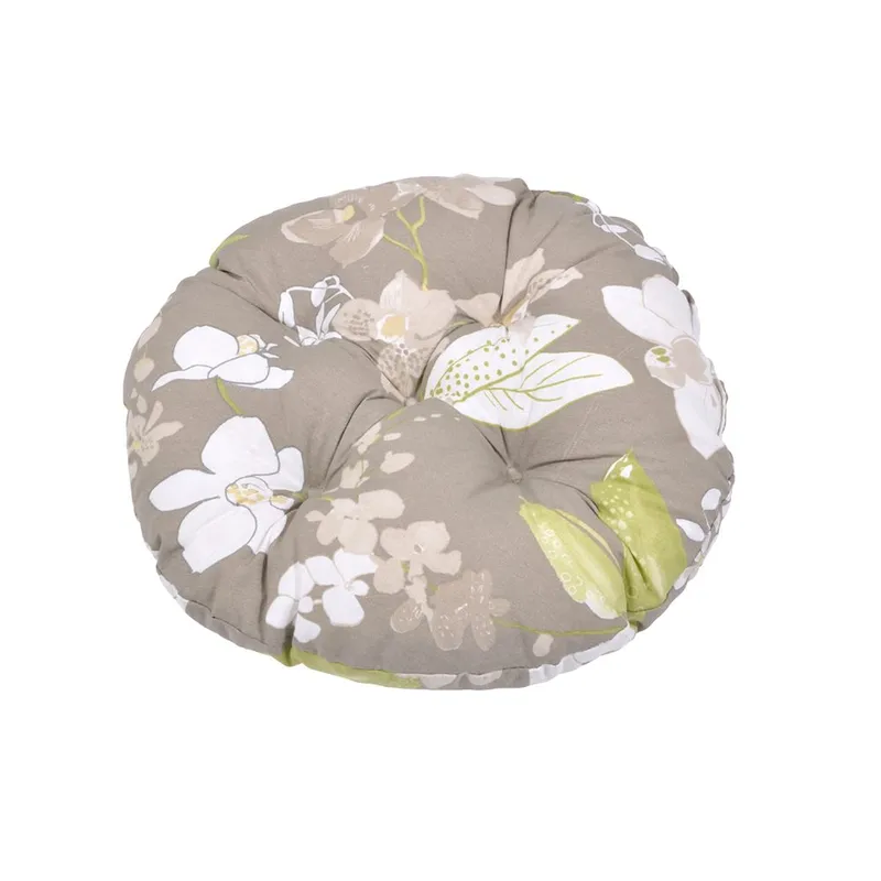 Palldyna till fotpall utomhus - Beige Botanical - Products - Utemöbler & utemiljö - Dynor - Sittdyna & ryggdyna utemöbler