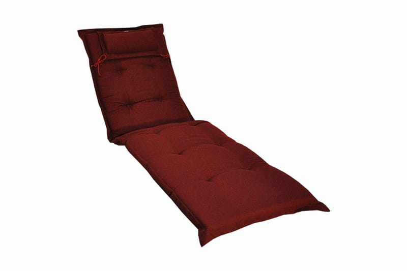 Solsängsdyna Fritab Canyon Solsängsdyna med nackkudde Wine red - Products - Utemöbler & utemiljö - Dynor - Solsängsdynor