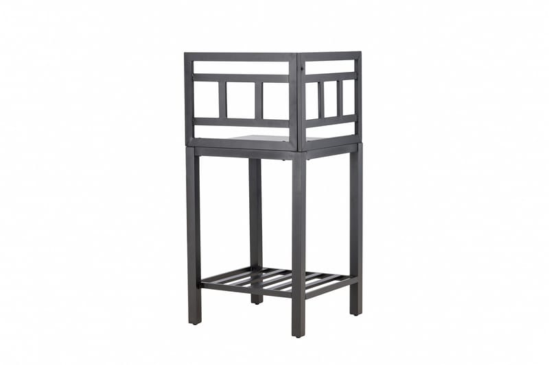 Alicante garden kitchen corner table black/fiber concrete - Svart - Products - Utemöbler & utemiljö - Grill & utekök - Utekök - Kompletta utekök