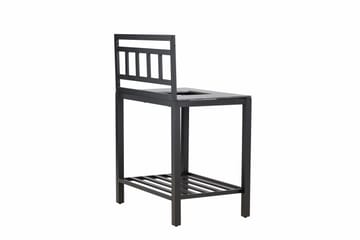 Alicante garden kitchen table with hole black/fiber concrete - Svart - Products - Utemöbler & utemiljö - Grill & utekök - Utekök - Kompletta utekök