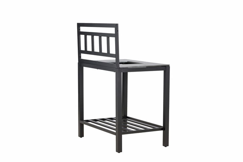 Alicante garden kitchen table with hole black/fiber concrete - Svart - Products - Utemöbler & utemiljö - Grill & utekök - Utekök - Kompletta utekök