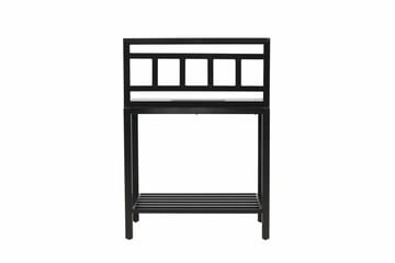 Alicante garden kitchen table with hole black/fiber concrete - Svart - Products - Utemöbler & utemiljö - Grill & utekök - Utekök - Kompletta utekök