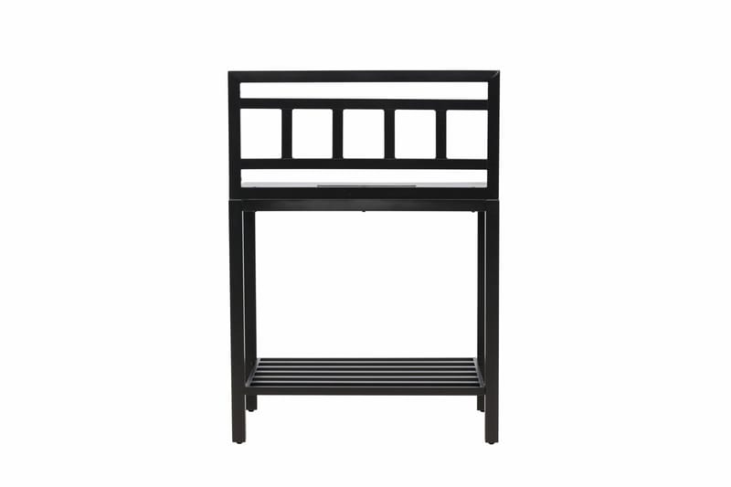 Alicante garden kitchen table with hole black/fiber concrete - Svart - Products - Utemöbler & utemiljö - Grill & utekök - Utekök - Kompletta utekök