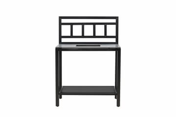 Alicante garden kitchen table with hole black/fiber concrete - Svart - Products - Utemöbler & utemiljö - Grill & utekök - Utekök - Kompletta utekök