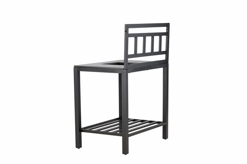 Alicante garden kitchen table with hole black/fiber concrete - Svart - Products - Utemöbler & utemiljö - Grill & utekök - Utekök - Kompletta utekök