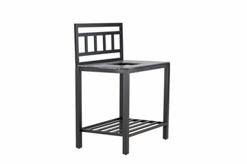 Alicante garden kitchen table with hole black/fiber concrete - Svart - Products - Utemöbler & utemiljö - Grill & utekök - Utekök - Kompletta utekök