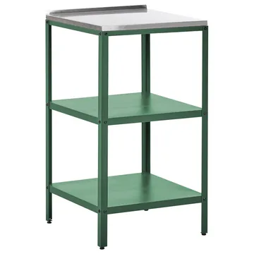 Liten köksö Vilama - Grön, Silver - Products - Utemöbler & utemiljö - Grill & utekök - Utekök - Kompletta utekök