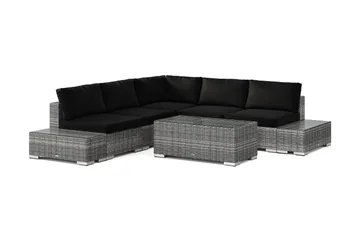 Bahamas Hörnsoffa (Vändbar) öppet avslut inkl avslut 5 sits - bord utan hylla - Products - Utemöbler & utemiljö - Loungemöbler - Loungeset & loungegrupp