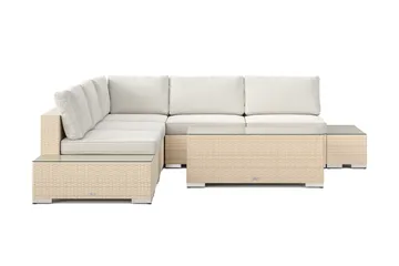 Bahamas Hörnsoffa (Vändbar) öppet avslut inkl avslut 5 sits - bord utan hylla - Products - Utemöbler & utemiljö - Loungemöbler - Loungeset & loungegrupp