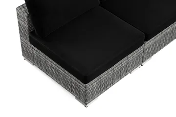 Bahamas utomhus hörnsoffa 5-sits vändbar med öppet avslut och bord - Grå - Products - Utemöbler & utemiljö - Loungemöbler - Loungeset & loungegrupp