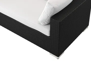 Bahamas utomhus L-soffa höger 8-sits med fåtölj och bord - Svart - Products - Utemöbler & utemiljö - Loungemöbler - Loungeset & loungegrupp