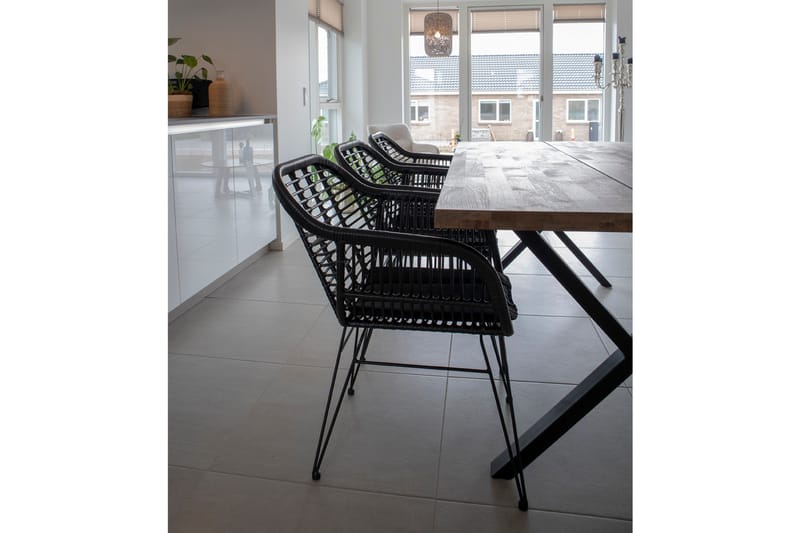 Brodhead Armstolar 2-pack - Brun - Products - Utemöbler & utemiljö - Balkong & altan - Balkongmöbler - Balkongstol