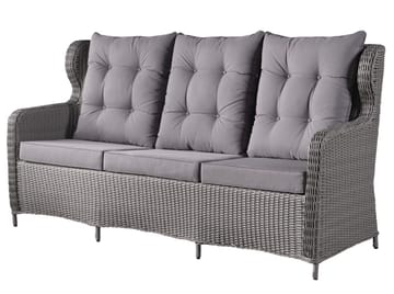 California utemöbelgrupp med recliner soffa, fåtöljer och bord - Grå konstrotting - Grå - Products - Utemöbler & utemiljö - Loungemöbler - Loungeset & loungegrupp