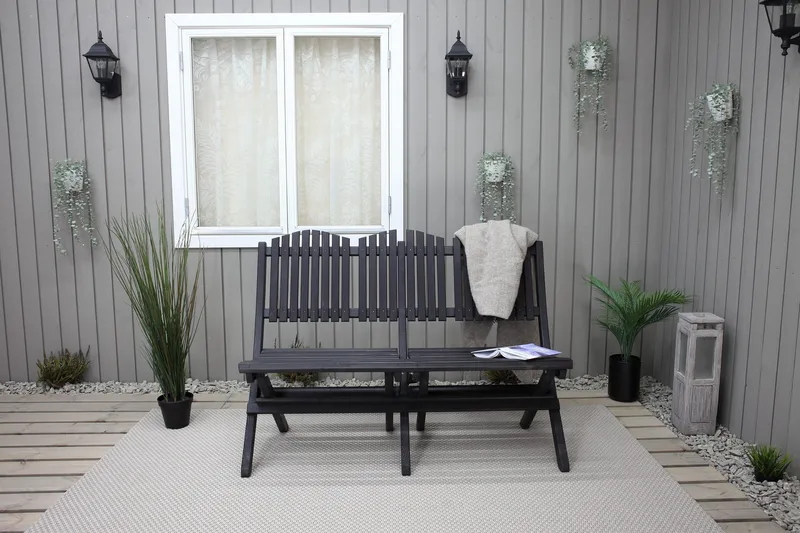 Delpino Utesoffa - Kaffesvart - Products - Utemöbler & utemiljö - Loungemöbler - Loungesoffor