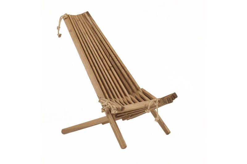 Ecochair EcoFurn Ask Brun Oljad - Ask Brun Oljad - Products - Utemöbler & utemiljö - Loungemöbler - Loungestol utomhus
