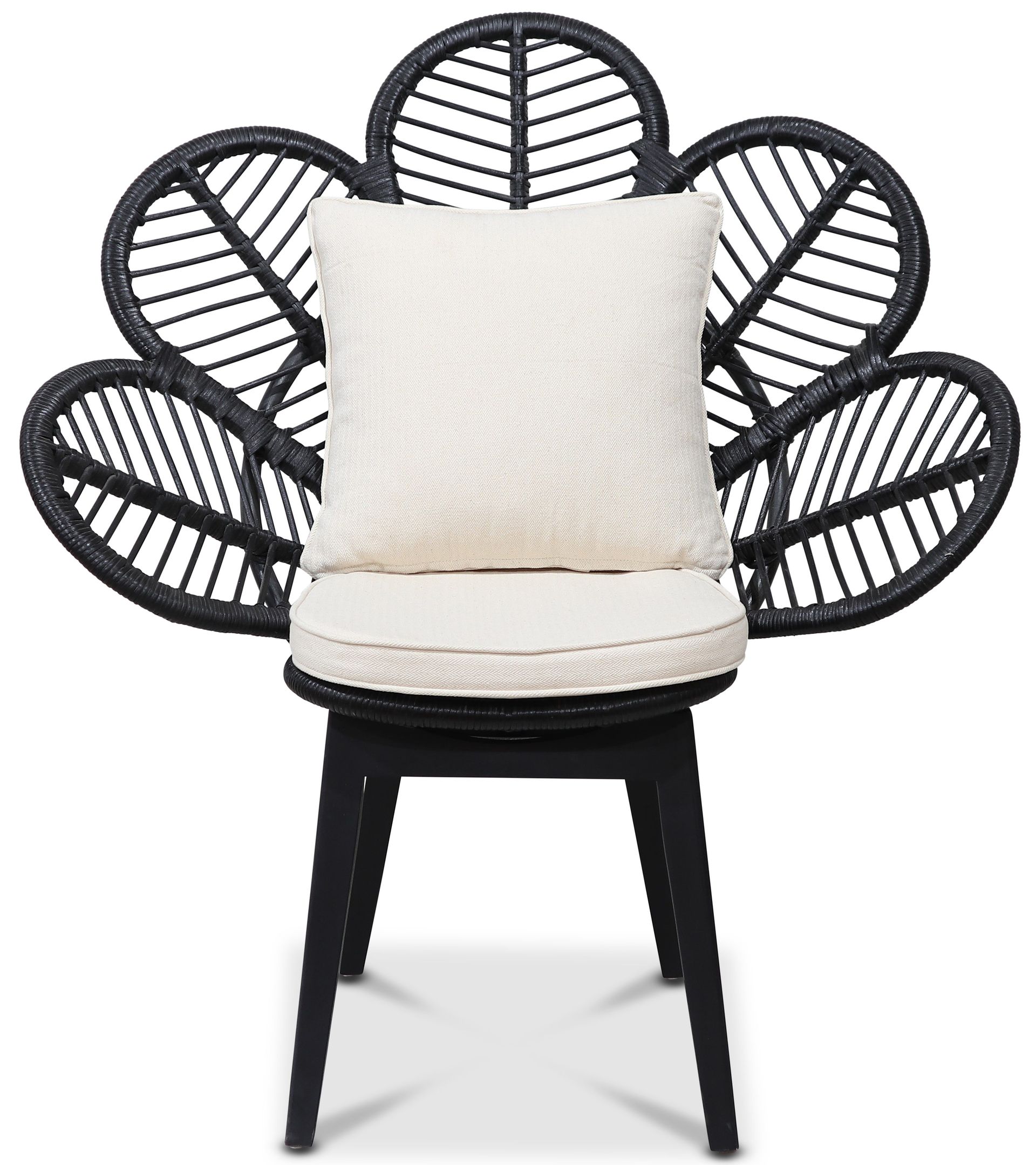 Fåtölj svart/rotting - Peacock