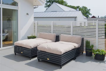 Hillerstorp Bara Vara Utefåtölj Grå - Hillerstorp - Products - Utemöbler & utemiljö - Loungemöbler - Loungestol utomhus