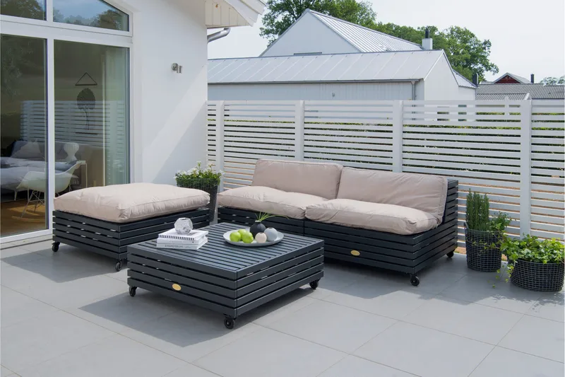 Hillerstorp Bara Vara Utefåtölj Grå - Hillerstorp - Products - Utemöbler & utemiljö - Loungemöbler - Loungestol utomhus