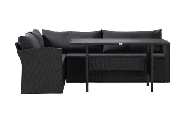 James Light Soffgrupp Utomhus  5-sits - Svart - Products - Utemöbler & utemiljö - Loungemöbler - Loungeset & loungegrupp