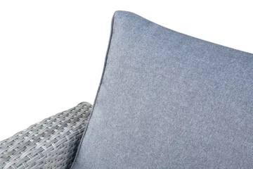 James Light Stor L-formad vändbar loungegrupp utomhus i konstrotting med förvaring och gråa dynor - Grå - Products - Utemöbler & utemiljö - Loungemöbler - Loungeset & loungegrupp