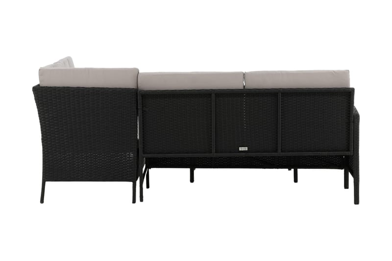 Knock Hörnsoffa Utomhus - Svart - Products - Utemöbler & utemiljö - Loungemöbler - Loungeset & loungegrupp