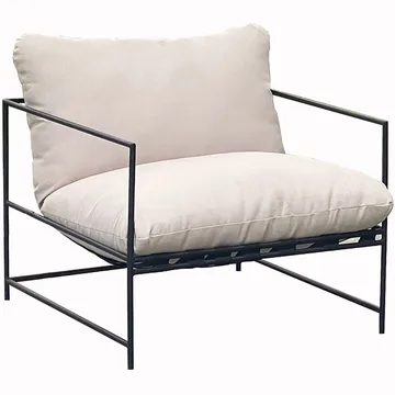 Loungefåtölj i underhållsfritt galvaniserat stål | Fårö - Products - Utemöbler & utemiljö - Loungemöbler - Loungestol utomhus