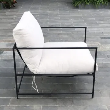 Loungefåtölj i underhållsfritt galvaniserat stål | Fårö - Products - Utemöbler & utemiljö - Loungemöbler - Loungestol utomhus
