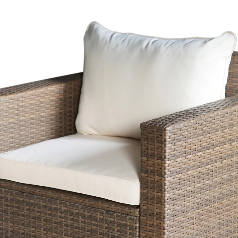Loungegrupp utemöbler | Brun konstrotting | Huvudskär - Products - Utemöbler & utemiljö - Loungemöbler - Loungeset & loungegrupp