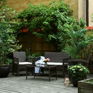 Lyxig soffgrupp för balkong | Lyfco Dalsjö - Products - Utemöbler & utemiljö - Loungemöbler - Loungeset & loungegrupp