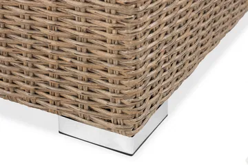 Marcus 6-sits Loungegrupp - Mörkbeige / Vita dynor - Products - Utemöbler & utemiljö - Loungemöbler - Loungeset & loungegrupp