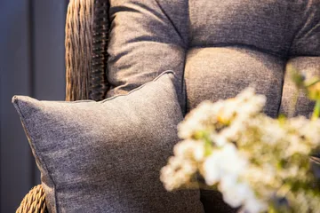 Marcus Soffgrupp 2-sits Ink. Fåtöljer - Brun / Gråa dynor - Products - Utemöbler & utemiljö - Loungemöbler - Loungeset & loungegrupp