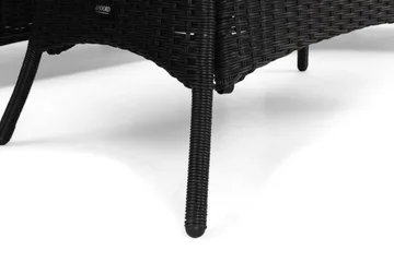 Marcus Soffgrupp 2-sits Ink. Fåtöljer - Svart / Gråa dynor - Products - Utemöbler & utemiljö - Loungemöbler - Loungeset & loungegrupp