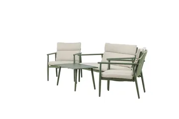 Mazzaro Soffgrupp Utomhus 4-sits - Grön/Beige - Products - Utemöbler & utemiljö - Loungemöbler - Loungeset & loungegrupp
