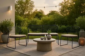 Milano Loungegrupp Utomhus - Beige - Products - Utemöbler & utemiljö - Loungemöbler - Loungeset & loungegrupp