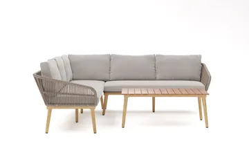 Morrocco Loungegrupp utomhus med repdetaljer för altan och terrass - Brun - Products - Utemöbler & utemiljö - Loungemöbler - Loungeset & loungegrupp